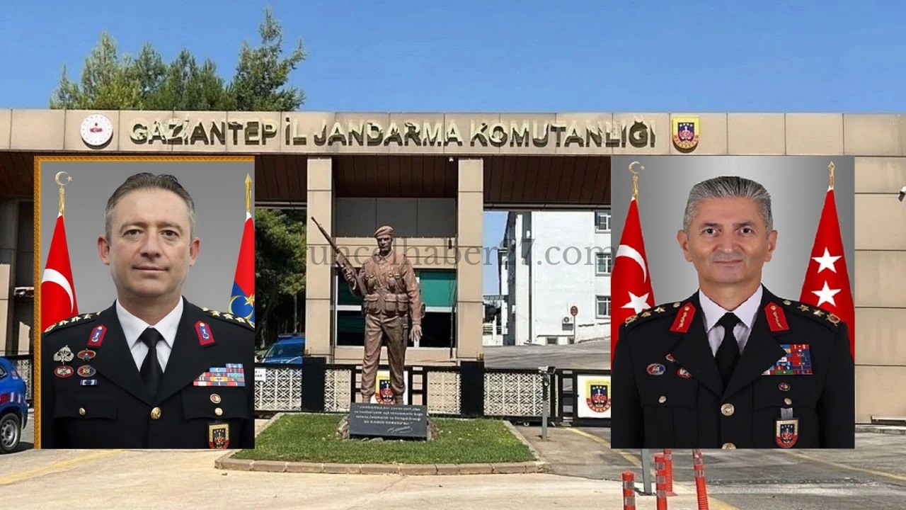 GAZİANTEP İL JANDARMA KOMUTANLIĞINDA GÖREV DEĞİŞİMİ