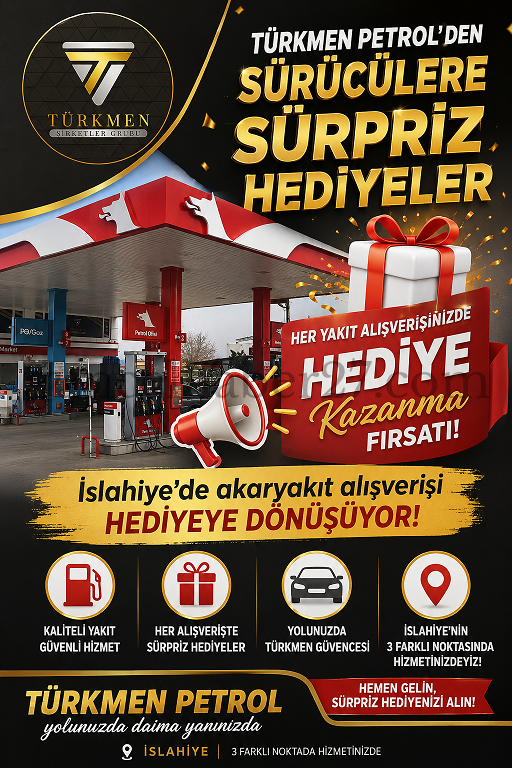 TÜRKMEN PETROL’DEN SÜRÜCÜLERE SÜRPRİZ HEDİYELER