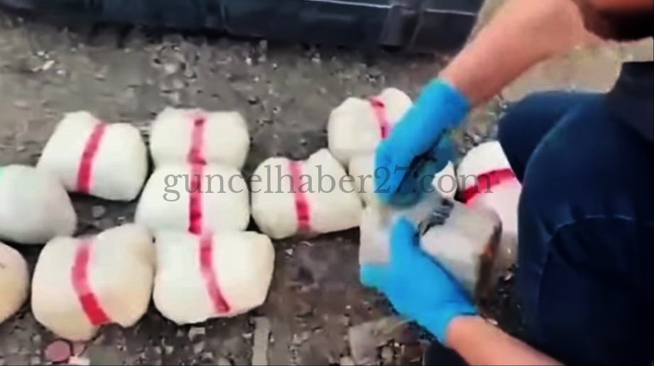 GAZİANTEP’TE 24 KİLO 750 GRAM UYUŞTURUCU ELE GEÇİRİLDİ