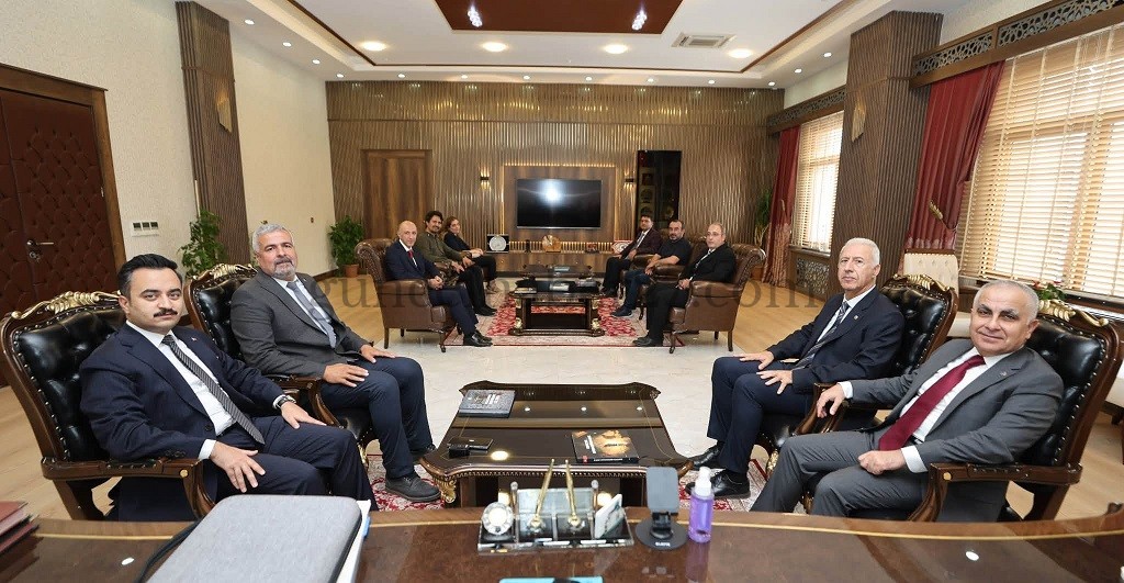 GAÜN REKTÖRÜ DOĞAN’DAN NURDAĞI KAYMAKAMI ERCİYAS’A ZİYARET