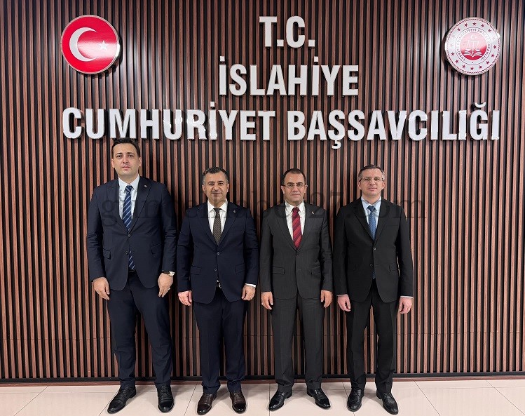 KAHRAMANMARAŞ CUMHURİYET BAŞSAVCISI TİRYAKİ’DEN İSLAHİYE’YE ZİYARET