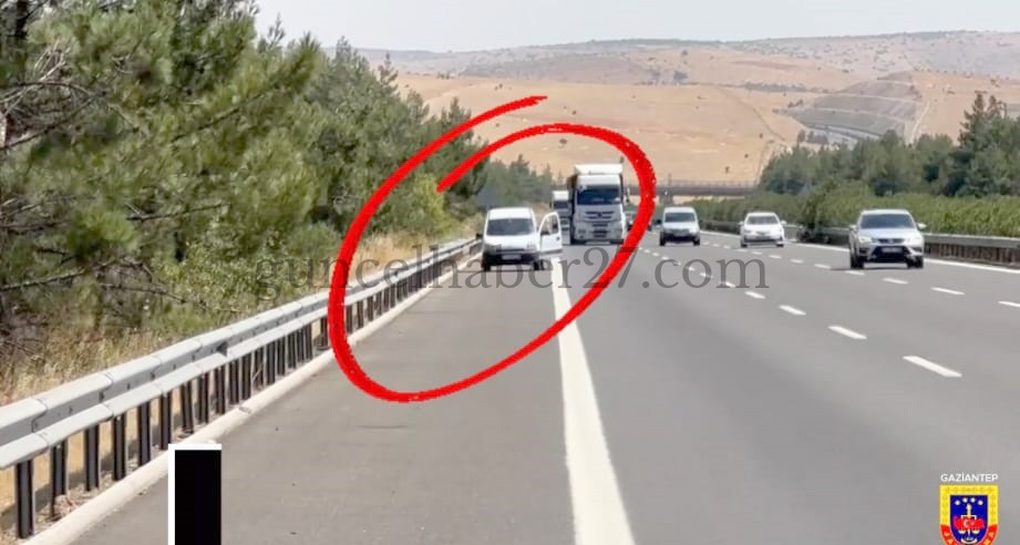 OTOYOL JANDARMA DRONLA YAKALAYIP CEZA YAZDI