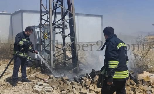 NURDAĞI’NDA KABLO YANDI MAHALLE ELEKTİRKSİZ KALDI