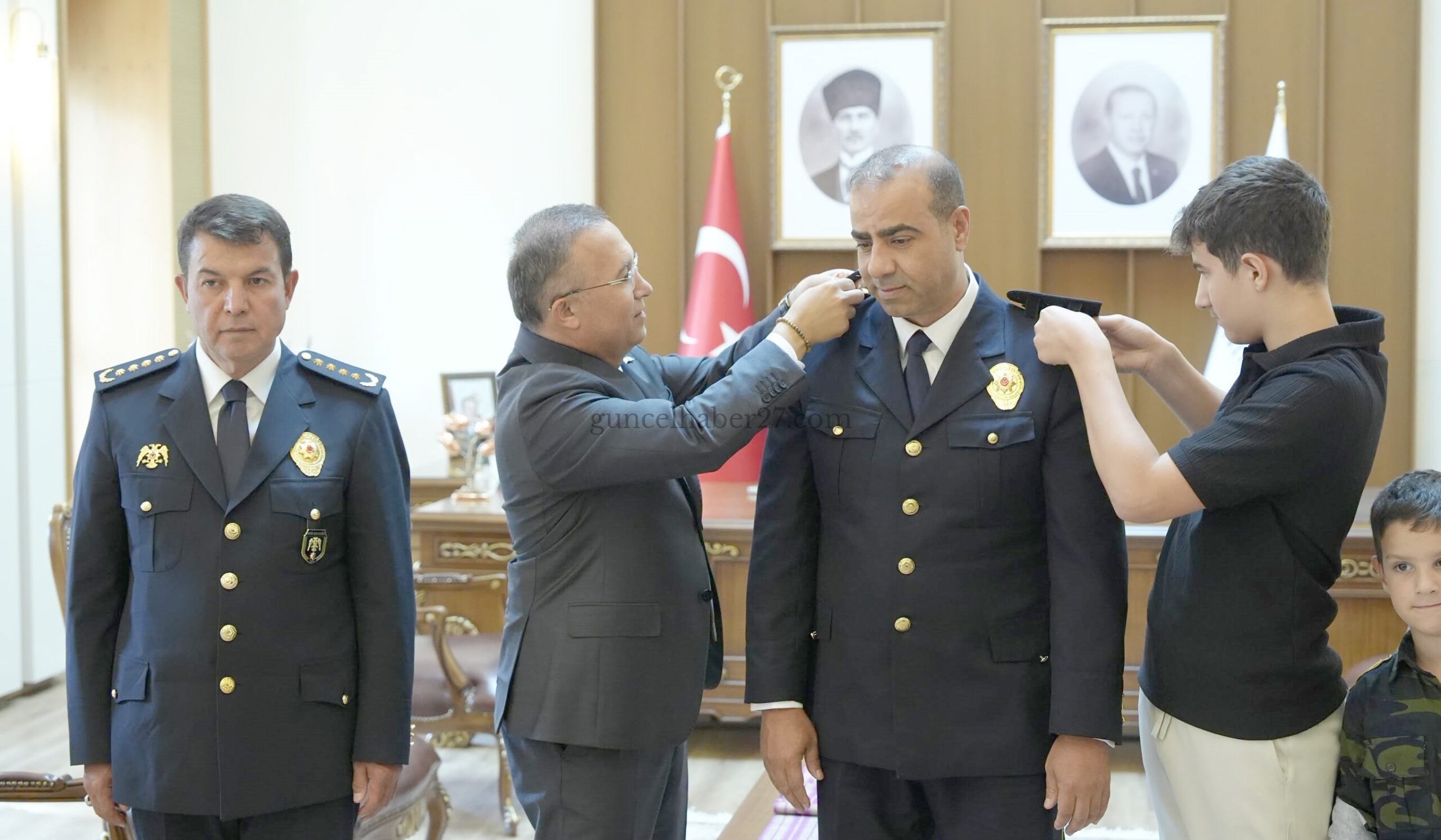 GAZİANTEP’TE RÜTBE TERFİ TÖREN HEYACANI