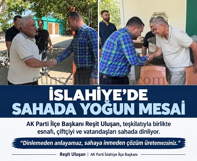 ULUŞAN, GÖNÜL KAPILARINI TEK TEK ÇALIYOR