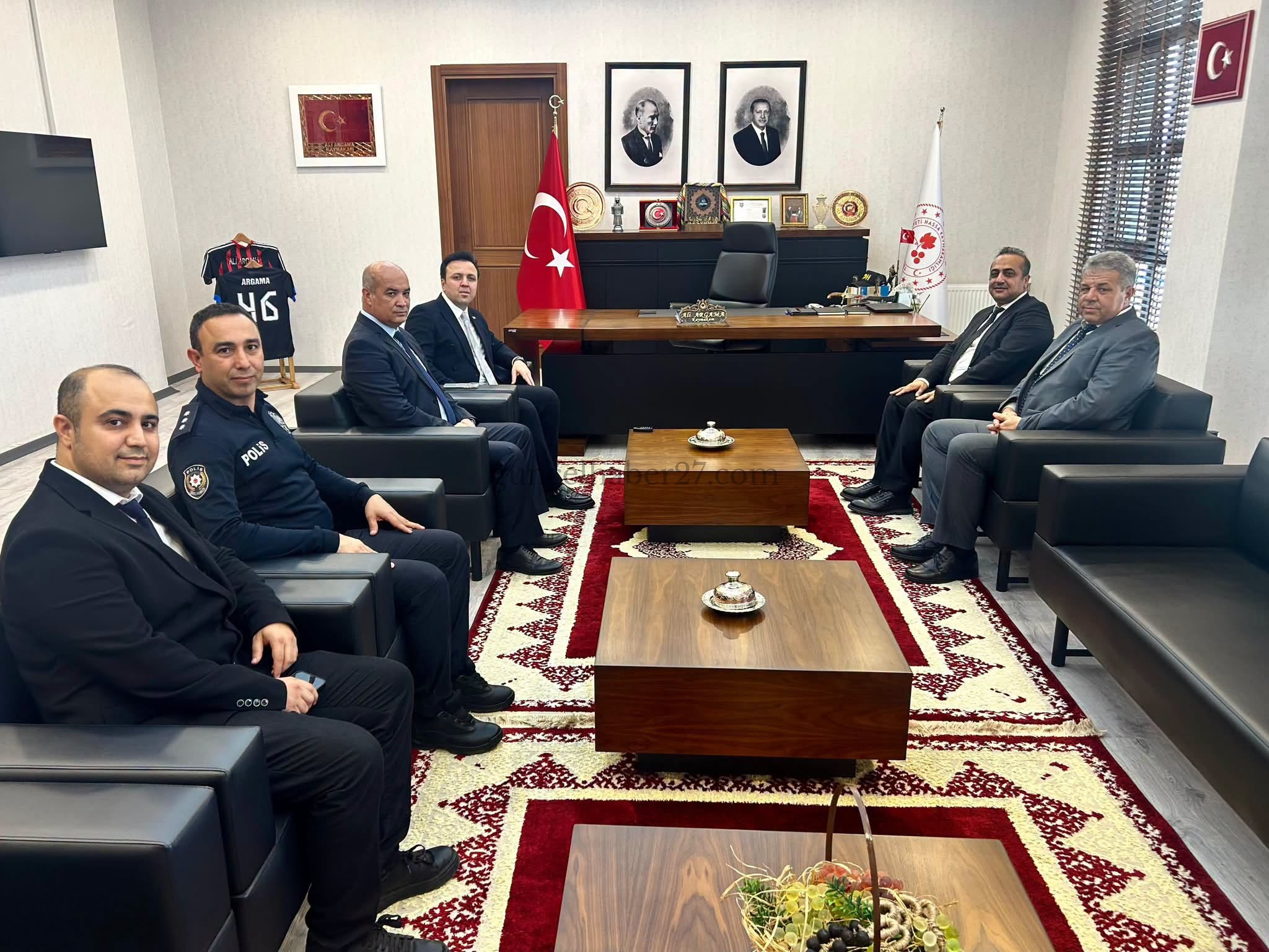 HASSA KAYMAKAMI ARGAMA’YA ZİYARETLER