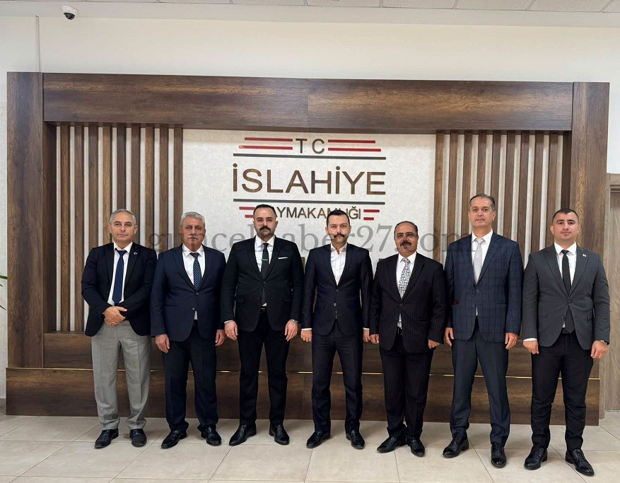 İSLAHİYE CEZAEVİ YÖNETİCİLERİNDEN KAYMAKAM OĞUZTÜRK’E ZİYARET