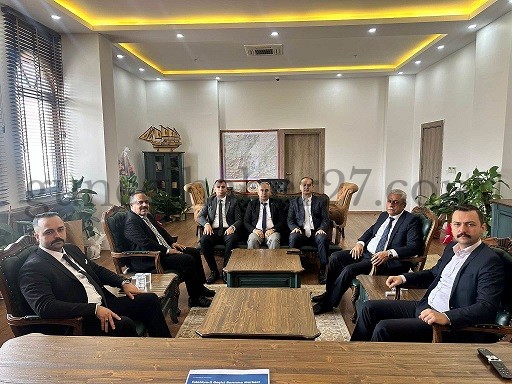 İSLAHİYE CEZAEVİ YÖNETİCİLERİNDEN KAYMAKAM OĞUZTÜRK’E ZİYARET