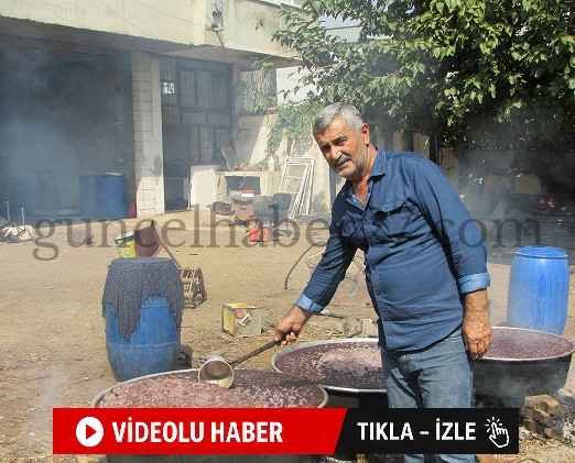 GAZİANTEP’TE ÜZÜM PEKMEZİ MESAİSİ BAŞLADI