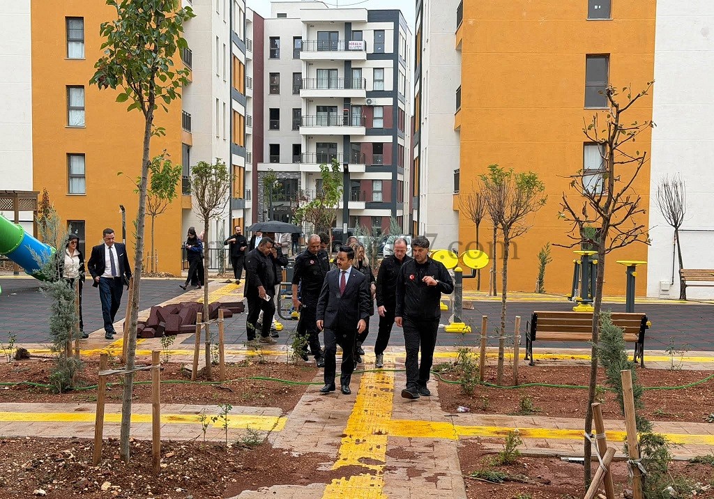 NURDAĞI’NDA ULUSLARARASI AFET VE SİVİL SAVUNMA HEYETİ AĞIRLANDI