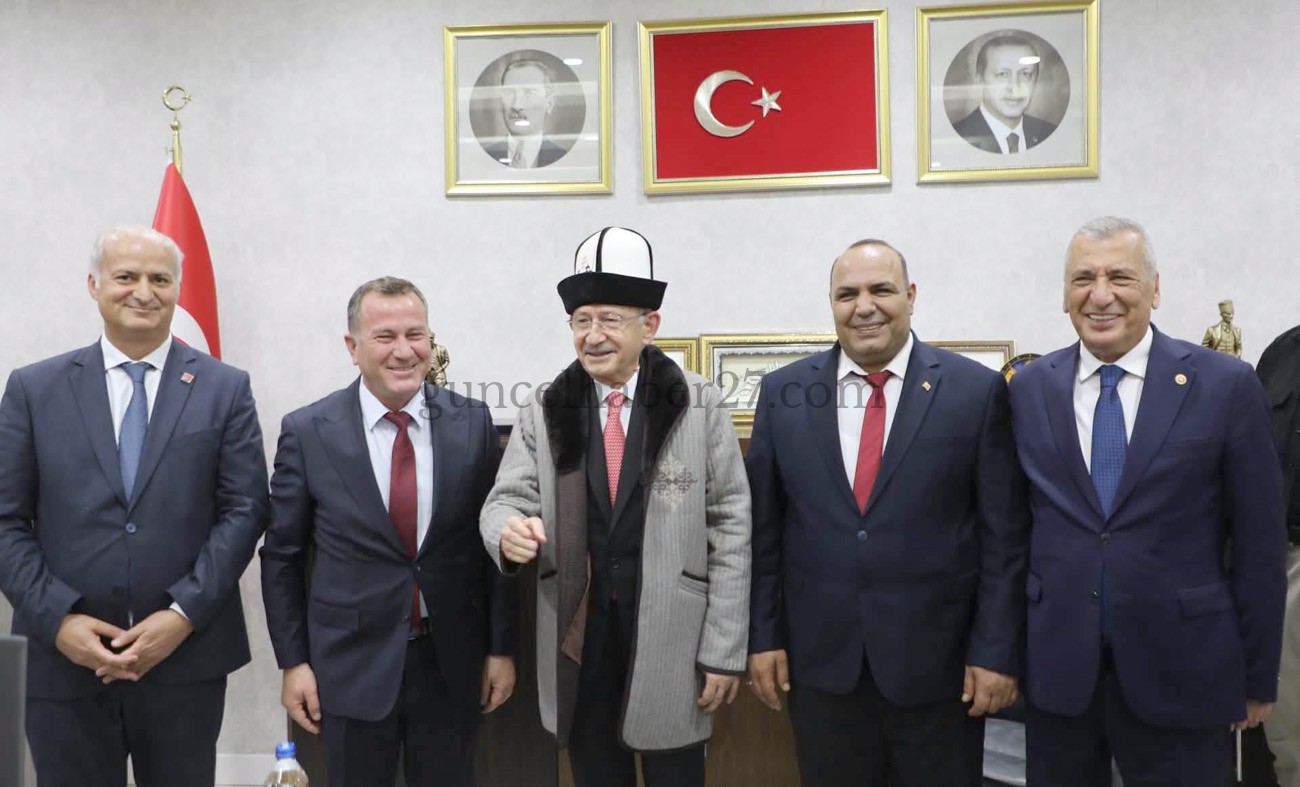CHP GENEL BAŞKANI KILIÇDAROĞLU NİZİP BELEDİYESİ’Nİ ZİYARET ETTİ