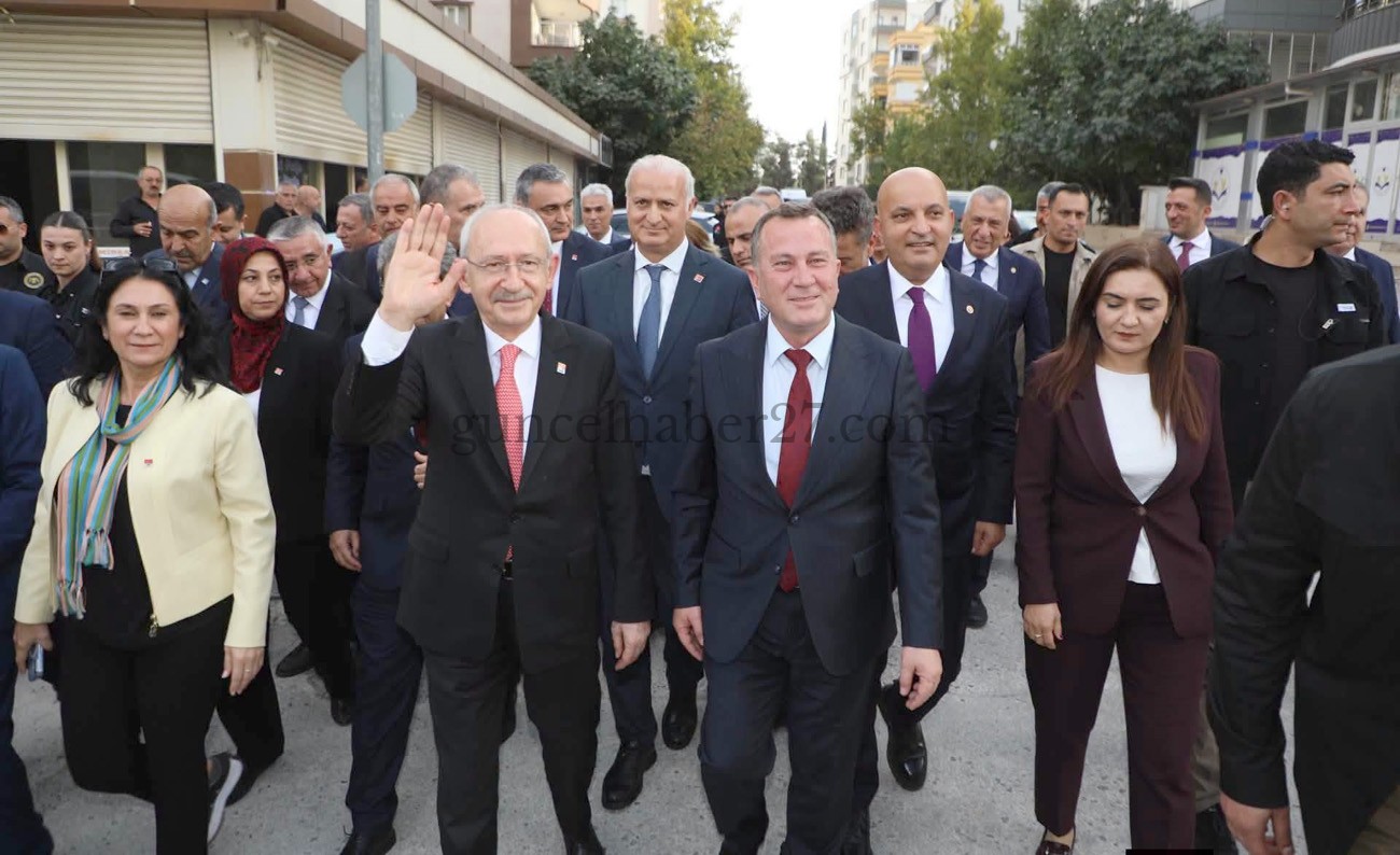 CHP GENEL BAŞKANI KILIÇDAROĞLU NİZİP BELEDİYESİ’Nİ ZİYARET ETTİ