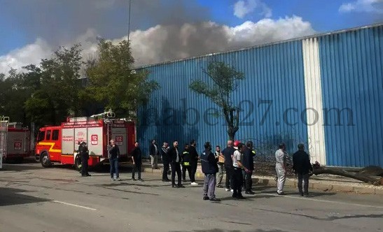 GAZİANTEP’TE PAMUK FABRİKASINDA YANGIN