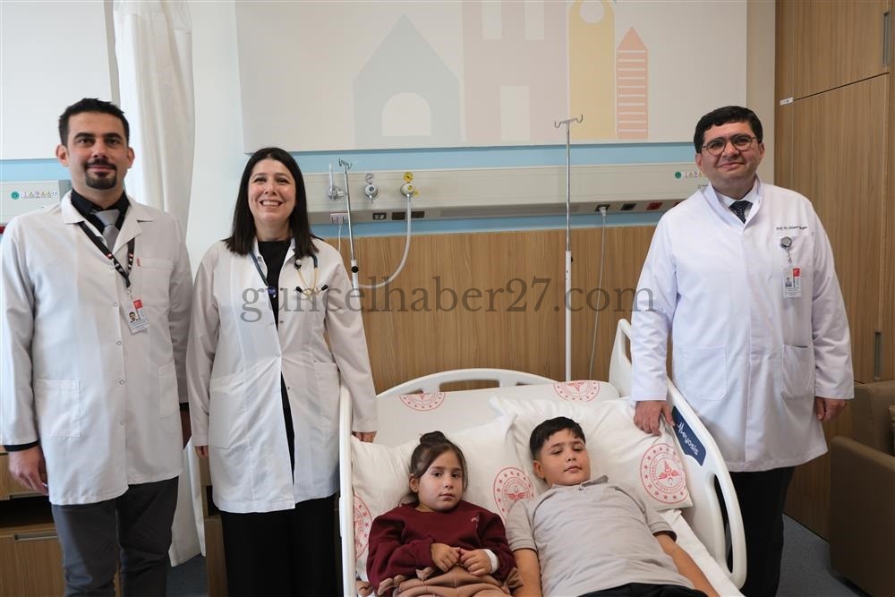 GAZİANTEP ŞEHİR HASTANESİNDE MİNİK KALPLERE BÜYÜK DOKUNUŞ