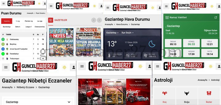 GUNCELHABER27.COM HABER VE ŞEHİR REHBERİ HİZMETİ SUNUYOR