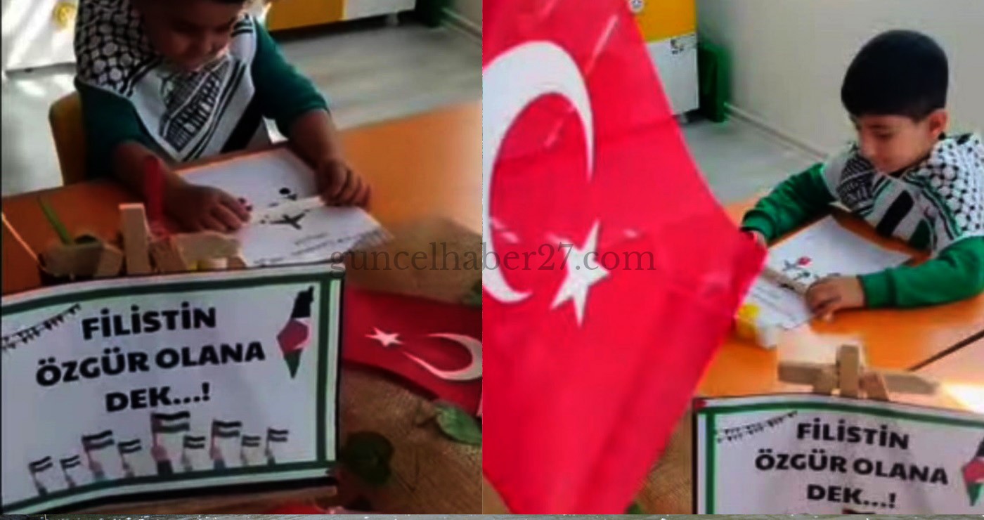MİNİKLERDEN FİLİSTİN ÖZGÜR OLANA DEK ETKİNLİĞİ