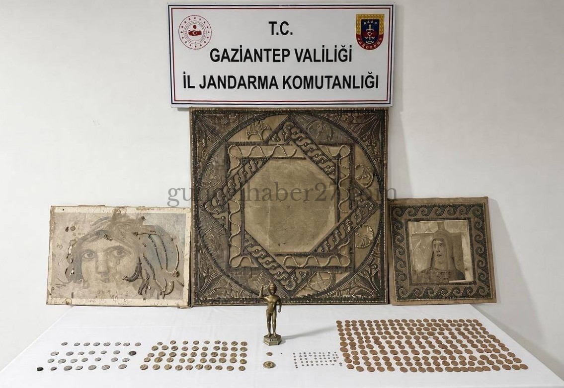 GAZİANTEP JANDARMADAN TARİHİ ESER DOLANDIRICISINA DARBE