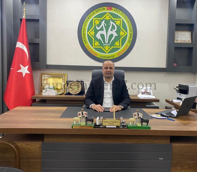 GAZİANTEP KOYUN KEÇİ YETİŞTİRİCİLERİ BİRLİĞİ 3 YILDIR BİRİNCİ SINIF ÜRETİCİ ÖRGÜTÜ