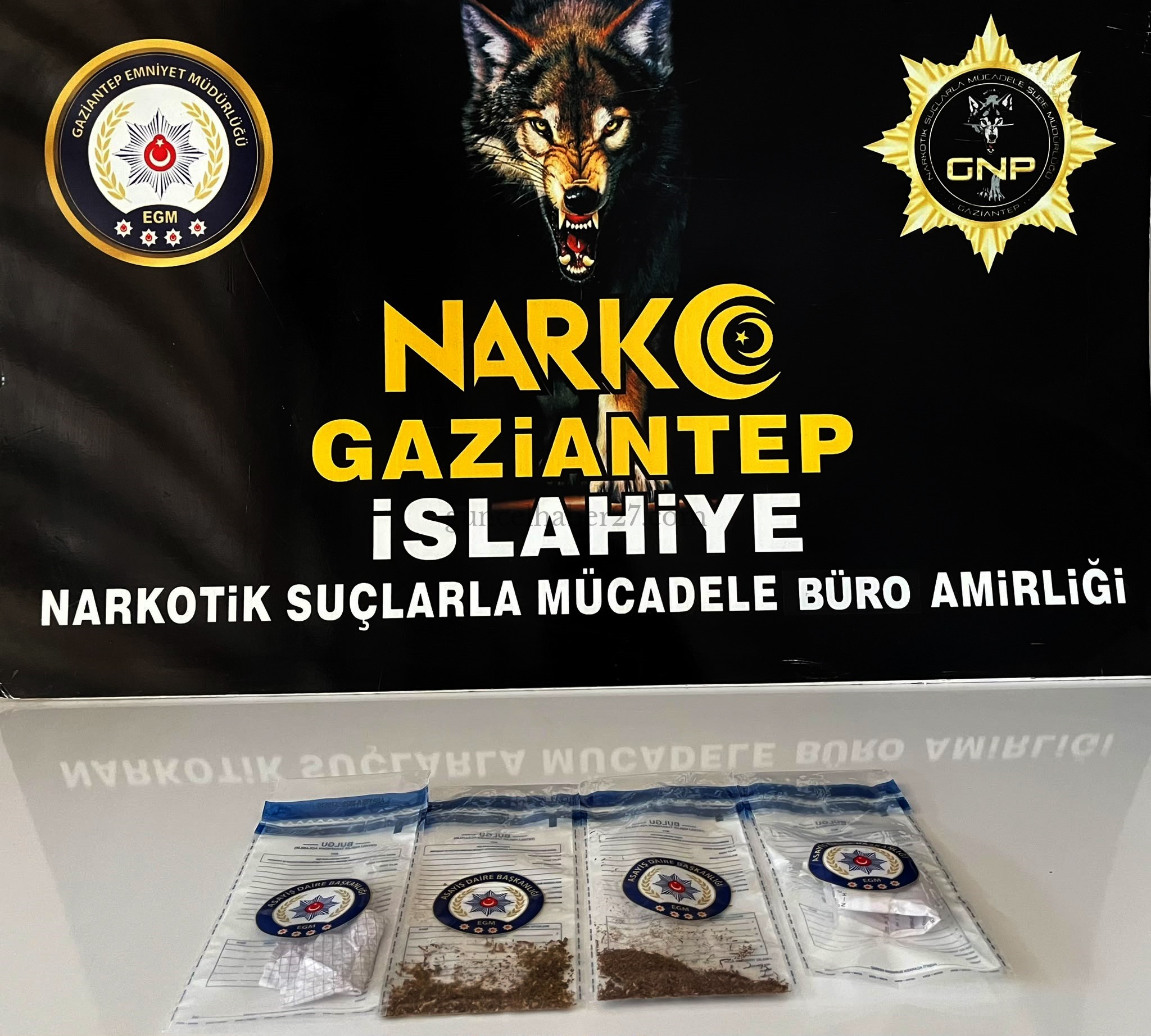 İSLAHİYE POLİSTEN UYUŞTURUCUYA GEÇİT YOK