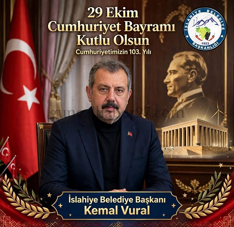 BAŞKAN VURAL’DAN 29 EKİM CUMHURİYET BAYRAMI MESAJI