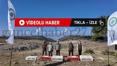 İSLAHİYE’DE DOĞAYA YÜZLERCE KINALI KEKLİK SALINDI